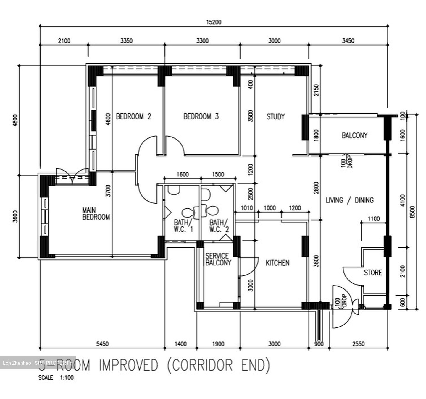 Blk 608 Woodlands Ring Road (Woodlands), HDB 5 Rooms #550805401